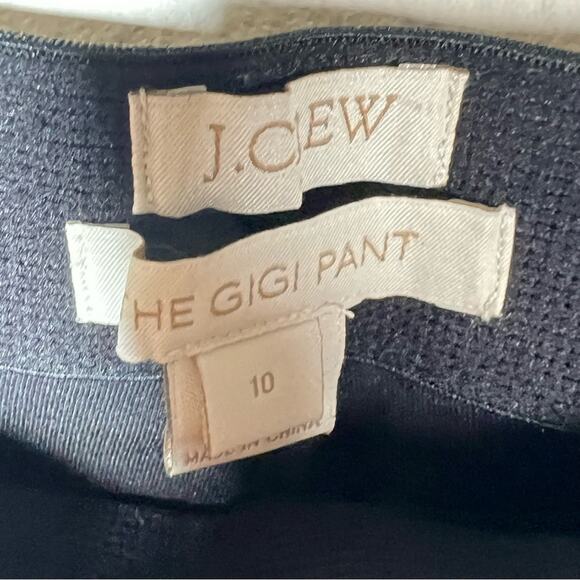 J. Crew black the Gigi casual legging pants size 10 B110 - Picture 2 of 4